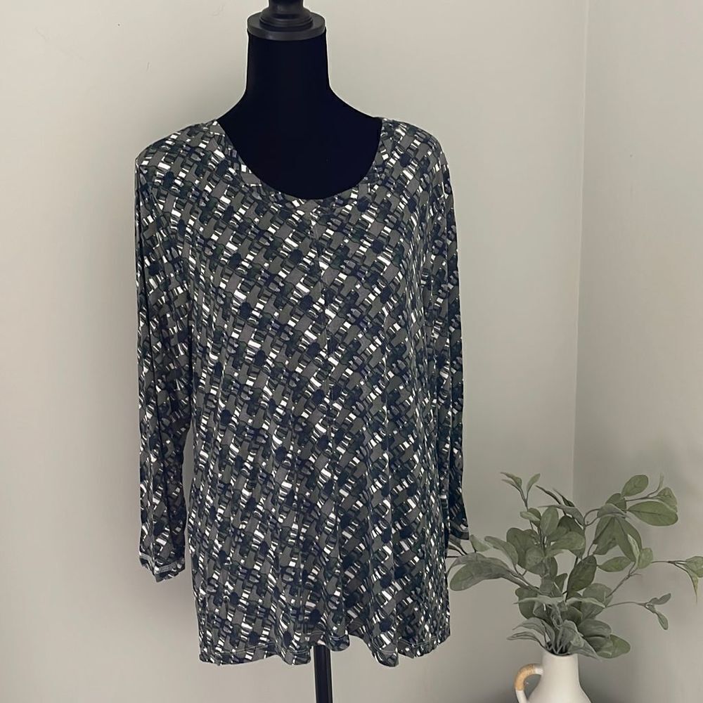 Women’s Lee Jersey. Size XL  Green/Blue‎